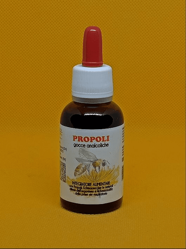 PROPOLI GOCCE ANALCOLICHE  Gusto Arancio - Propoli Analcolica e Echinacea